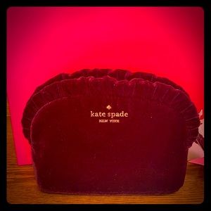 Kate Spade Briar Lane Cosmetic/ Clutch Bag Velvet